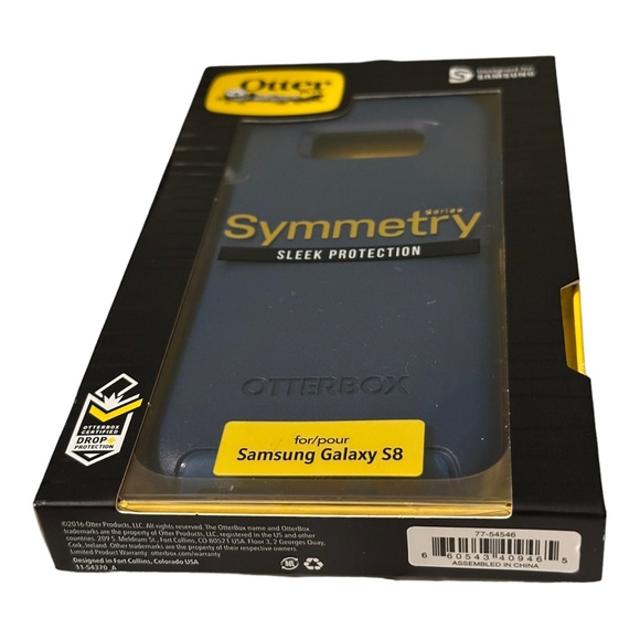 OtterBox SYMMETRY SERIES for Samsung Galaxy S8 - (BLAZER BLUE/STORMY SEAS BLUE) - Picture 2 of 9